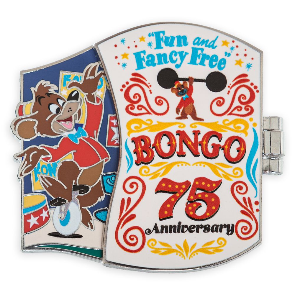 Bongo Hinged Pin – Fun and Fancy Free 75th Anniversary – Limited Release is now available online