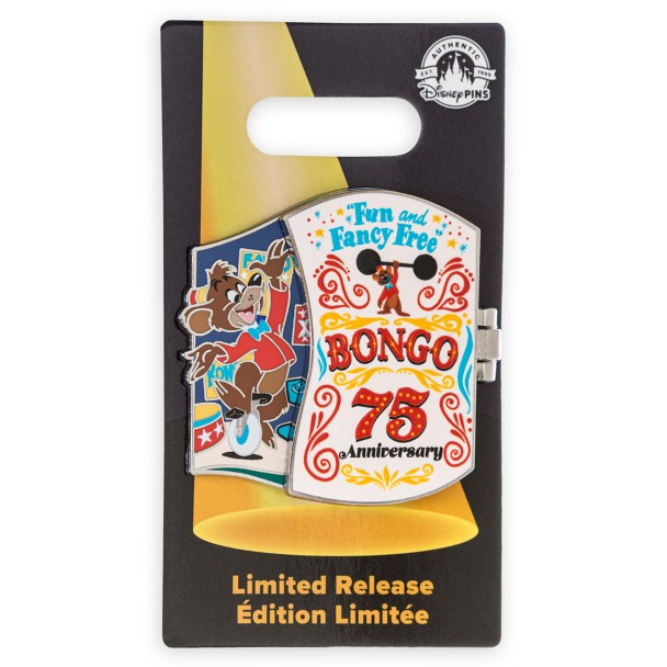 Bongo Hinged Pin – Fun and Fancy Free 75th Anniversary – Limited Release