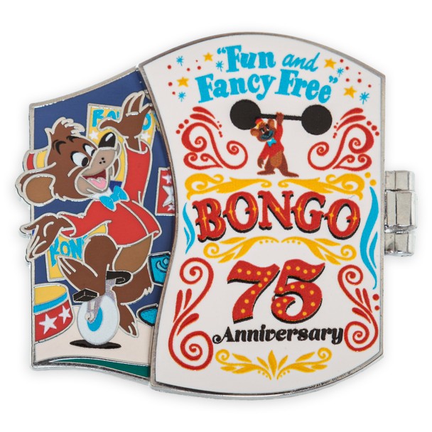 Bongo Hinged Pin – Fun and Fancy Free 75th Anniversary – Limited Release
