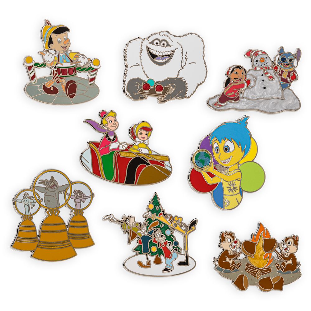 Disney Holiday Mystery Pin Set 2Pc. has hit the shelves for purchase