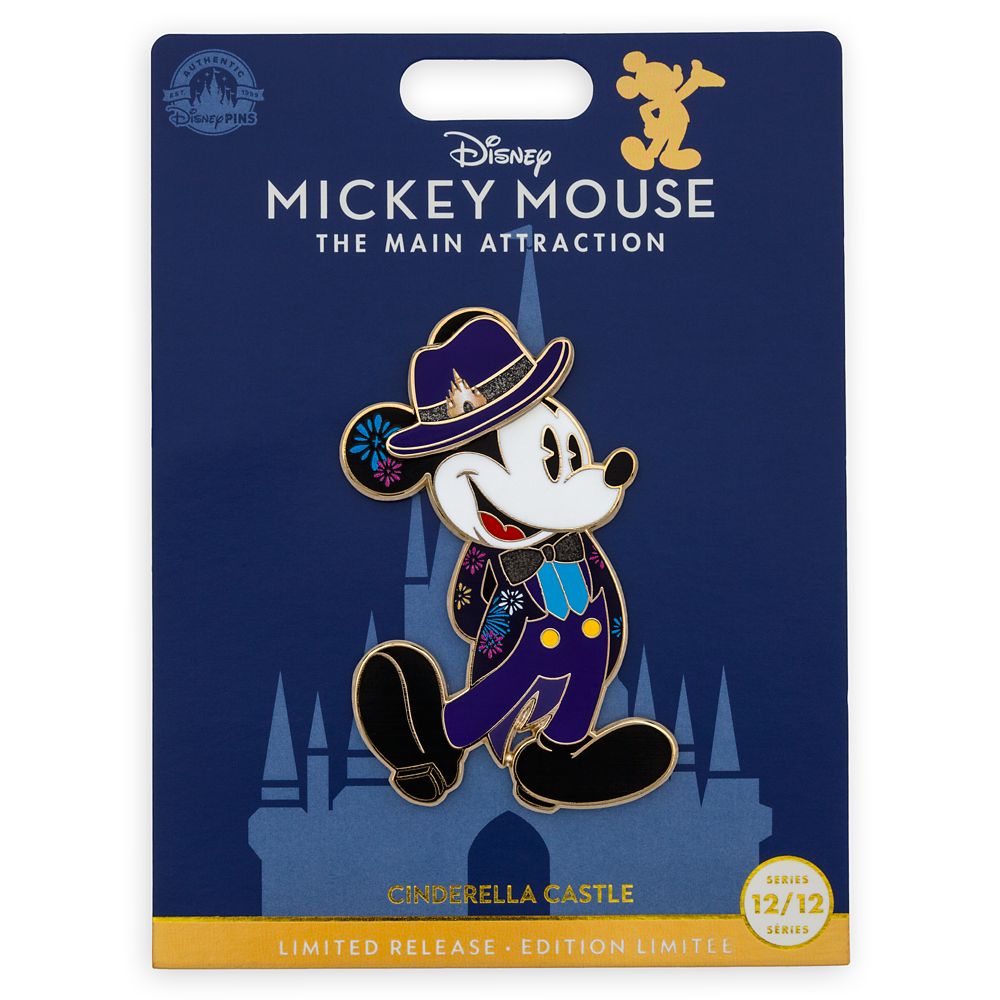 Mickey Mouse: The Main Attraction Pin – Cinderella Castle Fireworks – Limited Release