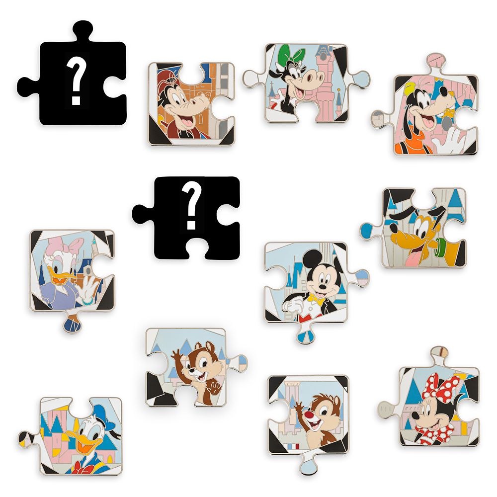 Mickey Mouse and Friends Puzzle Piece Mystery Pin Set – 1-Pc. – Limited Edition