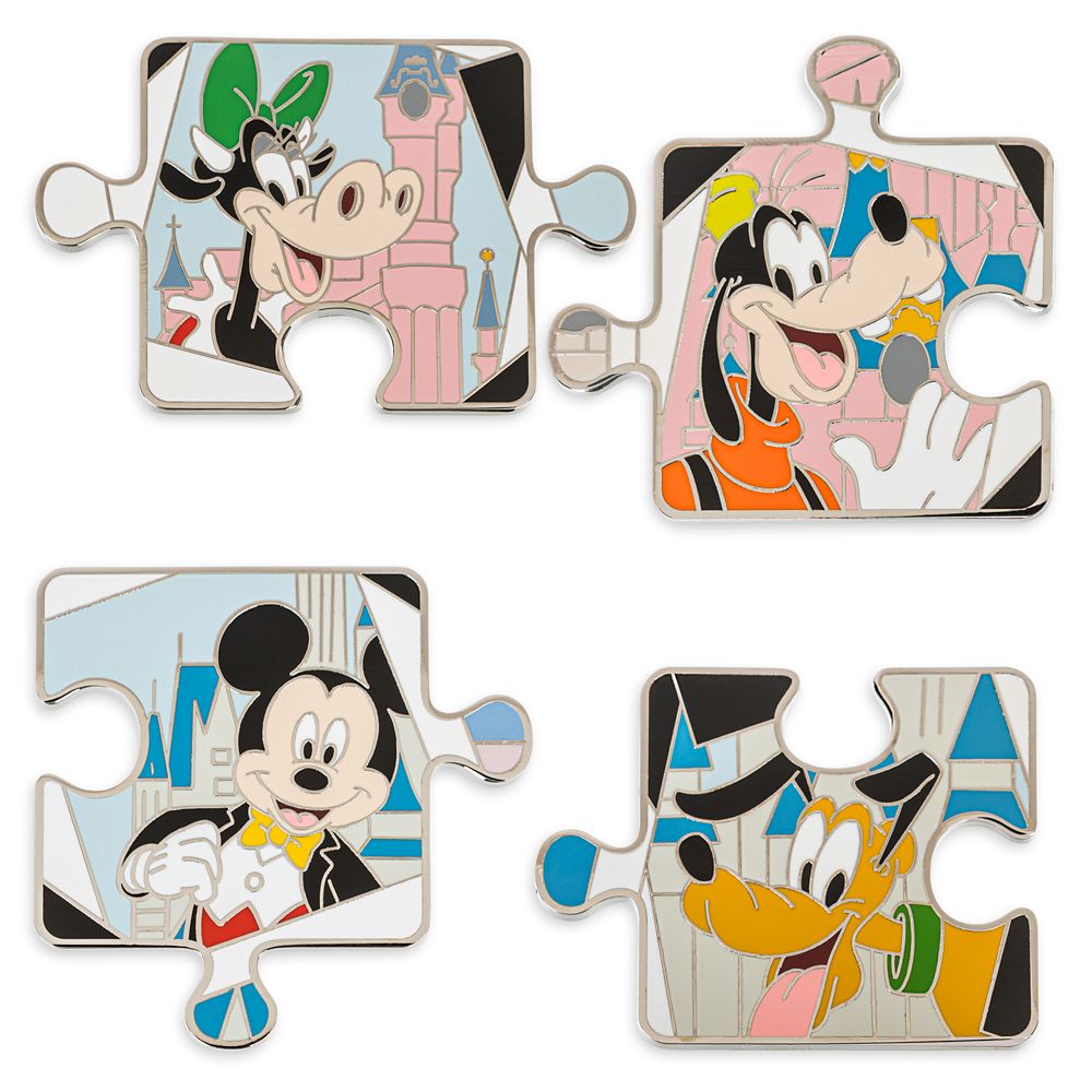 Mickey Mouse and Friends Puzzle Piece Mystery Pin Set – 1-Pc. – Limited Edition