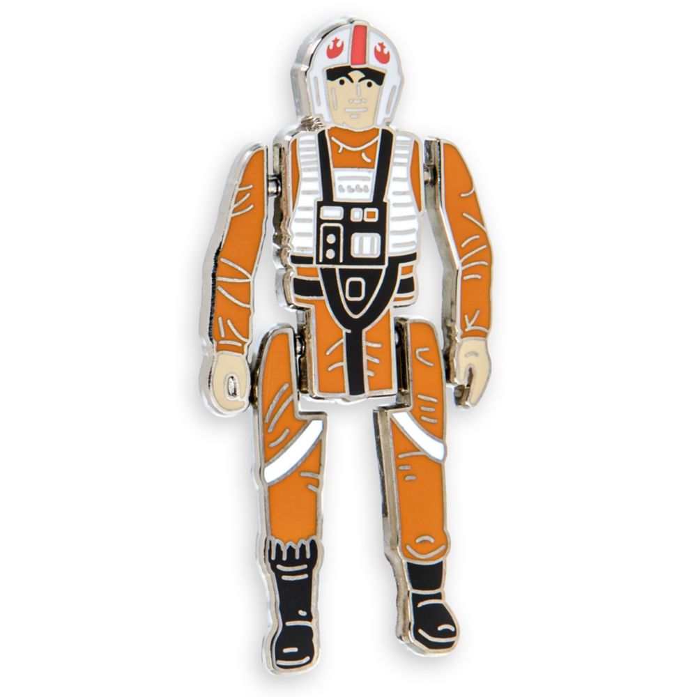 Luke Skywalker X-Wing Pilot Action Figure Pin – Star Wars – Limited Release – Get It Here