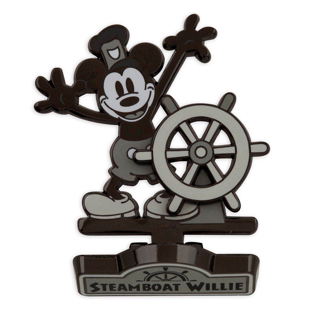 Mickey Mouse as Steamboat Willie Pin – Disney100 – Limited Release