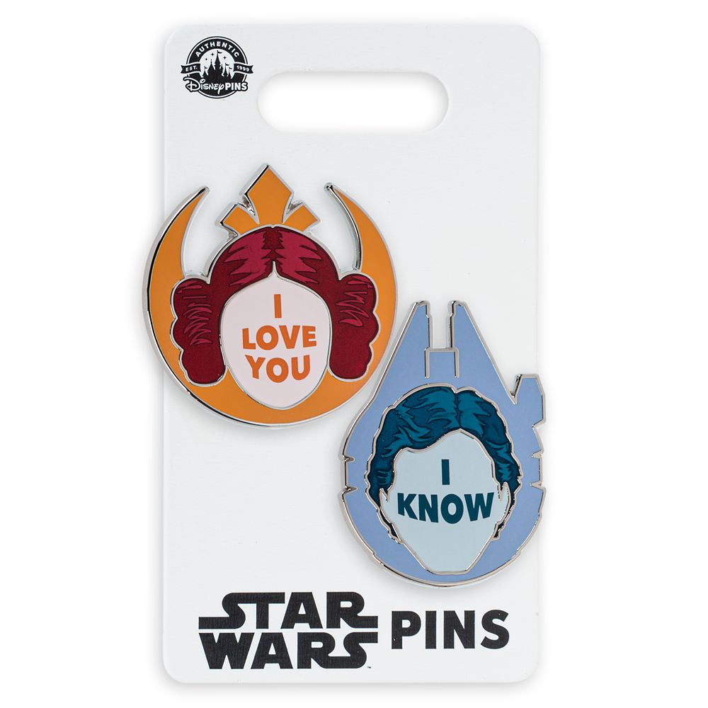 Princess Leia and Han Solo Couples Pin Set – Star Wars