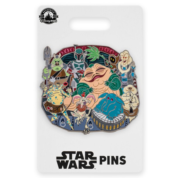 Jabba the Hutt, Boba Fett and Cast Pin – Star Wars