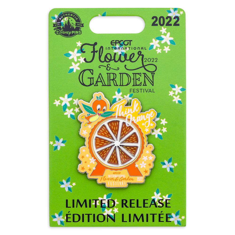 Orange Bird Pin &ndash; EPCOT International Flower and Garden Festival 2022 &ndash; Limited Release