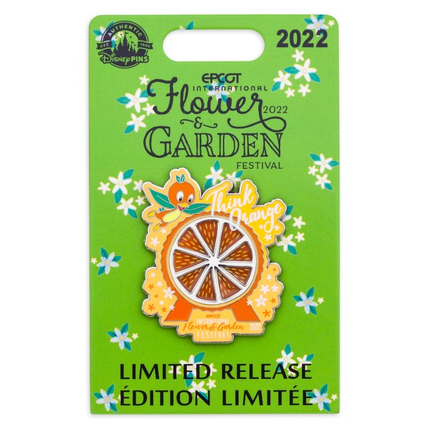 Orange Bird Pin – EPCOT International Flower and Garden Festival 2022 – Limited Release
