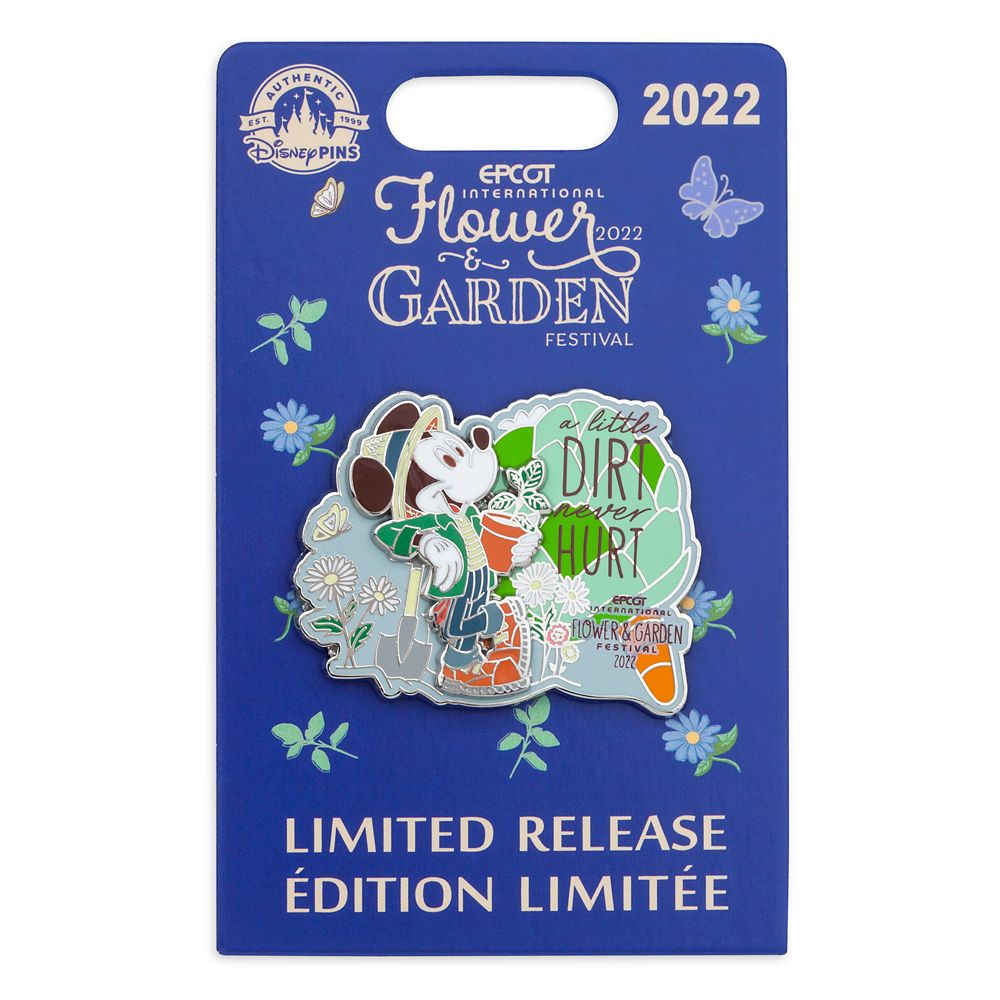 Mickey Mouse Pin – EPCOT International Flower and Garden Festival 2022 – Limited Release