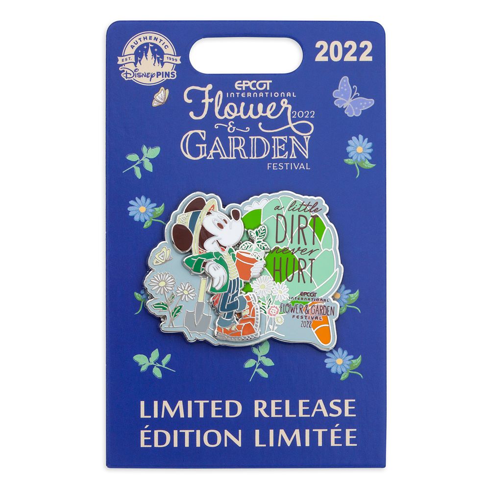 Mickey Mouse Pin &ndash; EPCOT International Flower and Garden Festival 2022 &ndash; Limited Release