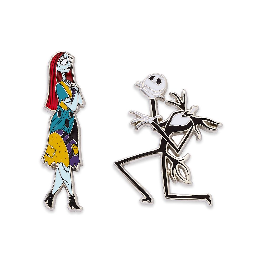 Jack Skellington And Sally Couples Pin Set The Nightmare Before