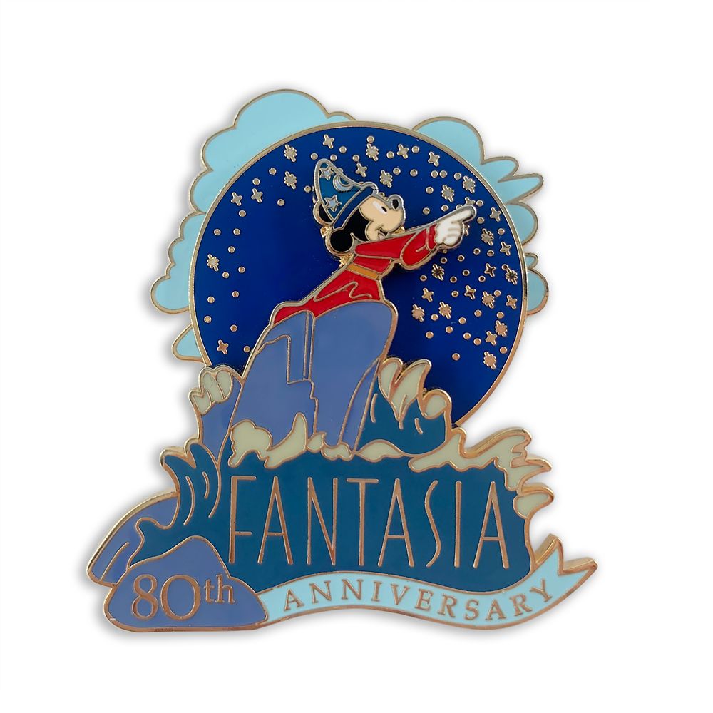 Sorcerer Mickey Mouse Pin – Fantasia 80th Anniversary – Limited Release is here now