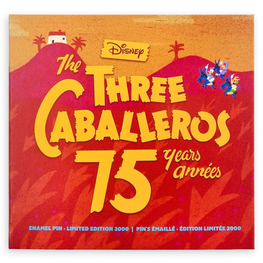 The Three Caballeros 75th Anniversary Jumbo Pin – Limited Edition