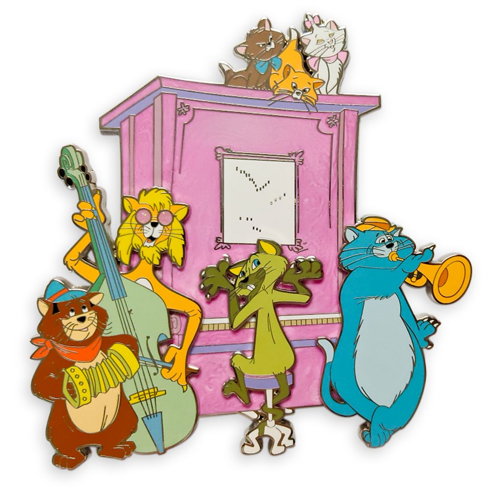 The Aristocats 50th Anniversary Jumbo Pin – Limited Edition is available online for purchase