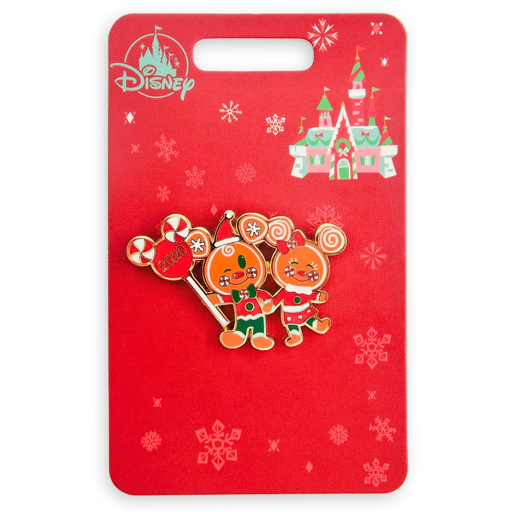 Mickey and Minnie Mouse Gingerbread Holiday 2020 Pin