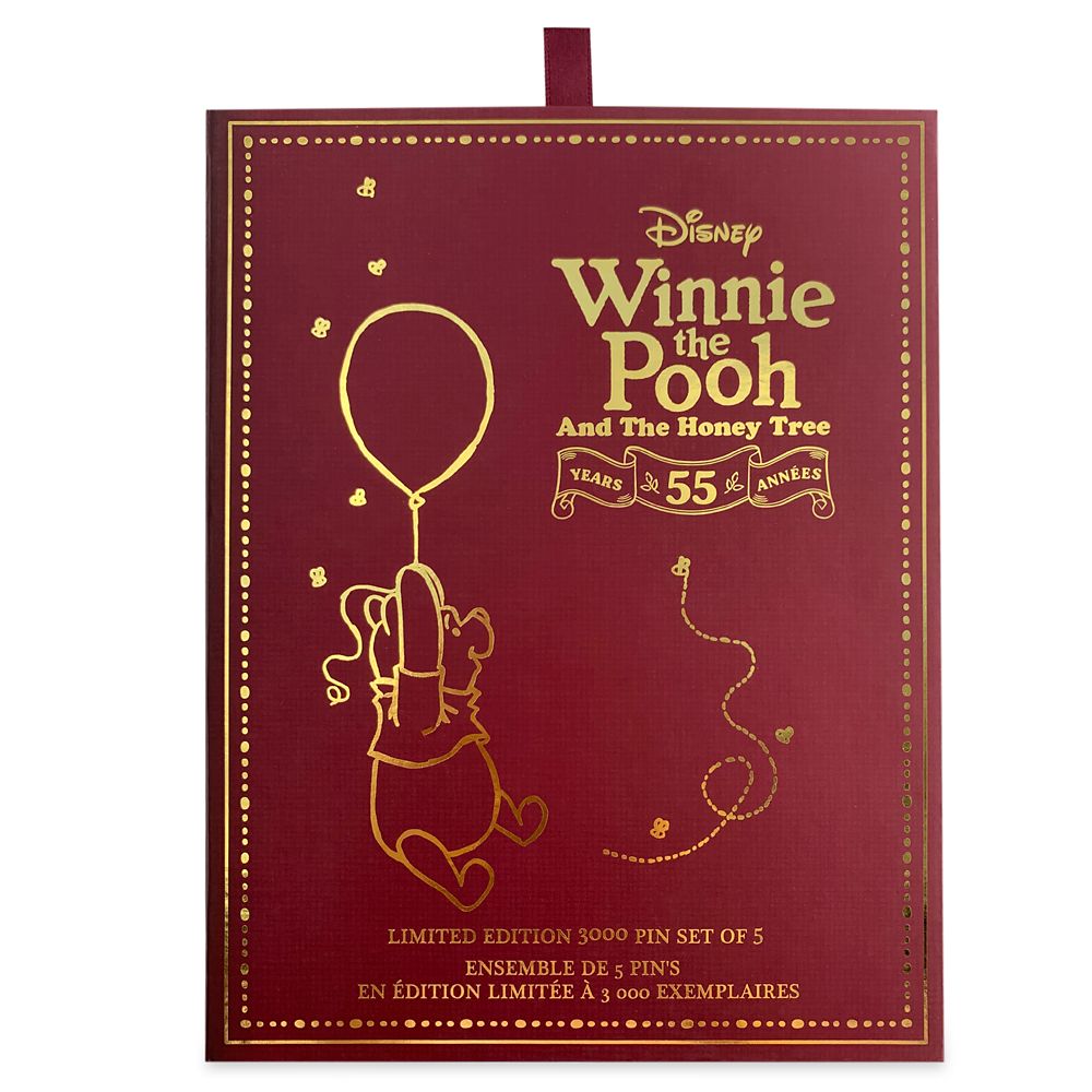 Winnie The Pooh Anniversary Pin Set Limited Edition Shopdisney 