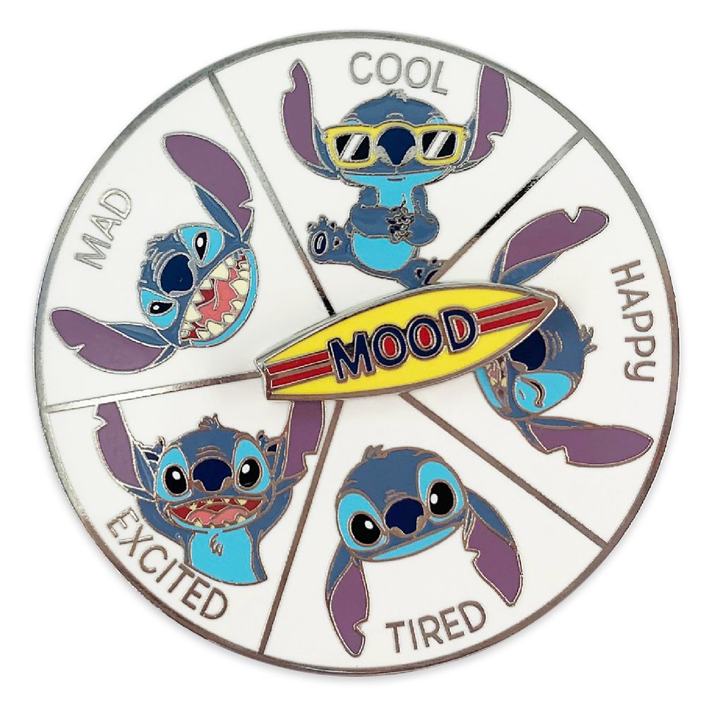 Stitch Flair Spinner Pin