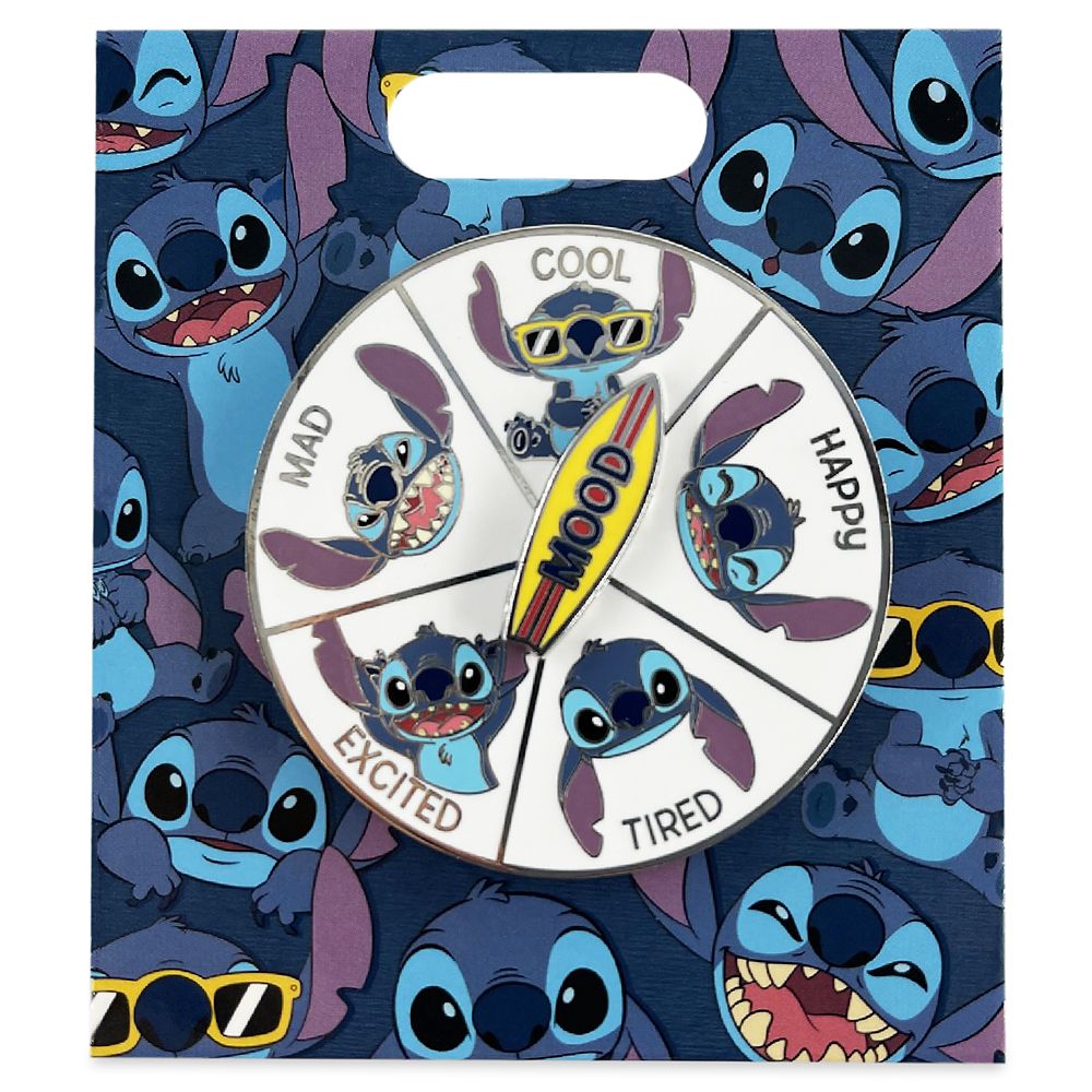 Stitch Flair Spinner Pin