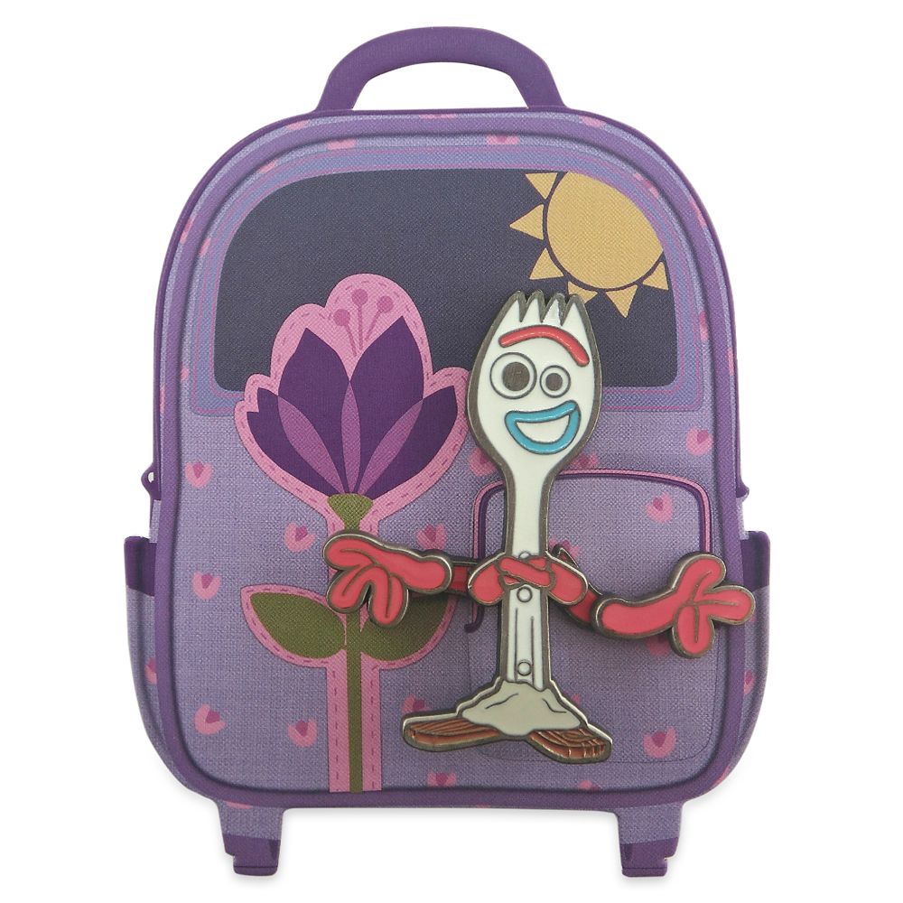 forky enamel pin