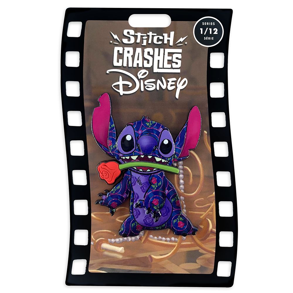 Stitch Crashes Disney Pin – Beauty and the Beast – Limited Release