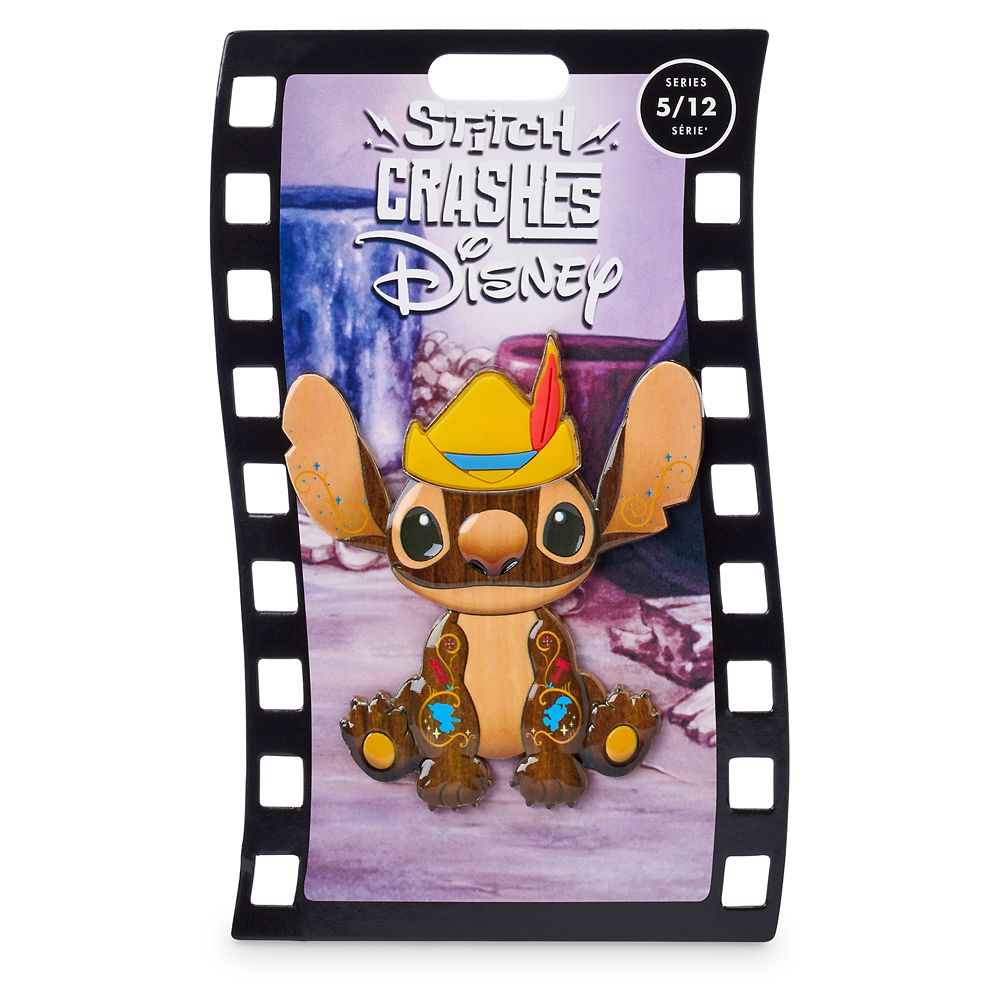Stitch Crashes Disney Jumbo Pin – Pinocchio – Limited Release