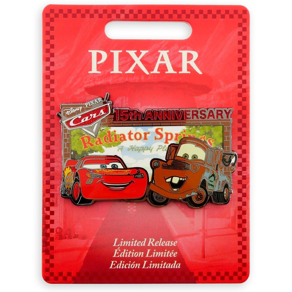 Cars 15th Anniversary Pin – Limited Release