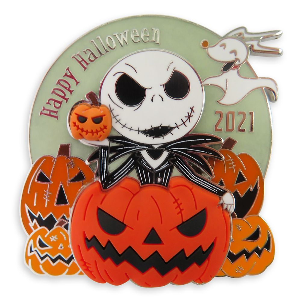 Jack Skellington and Zero Pin – Halloween 2021 – Limited Release