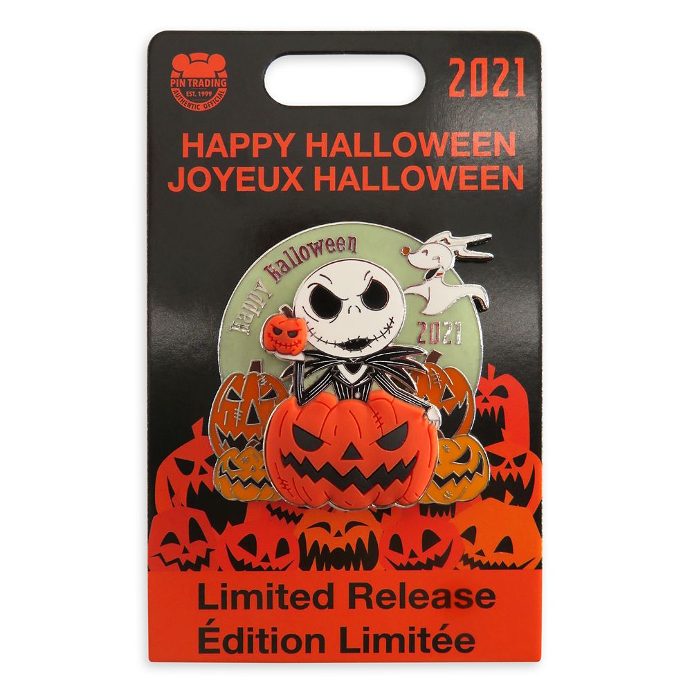 Jack Skellington and Zero Pin – Halloween 2021 – Limited Release