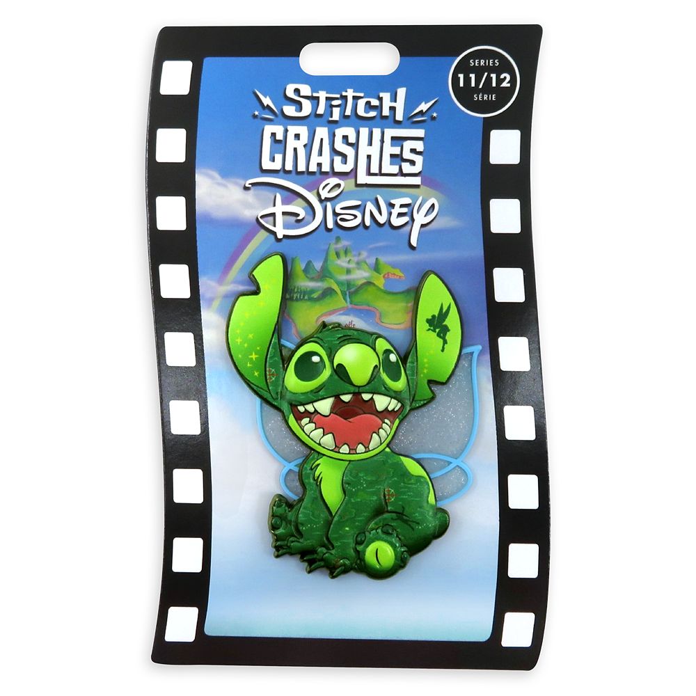 Stitch Crashes Disney Jumbo Pin – Peter Pan – Limited Release