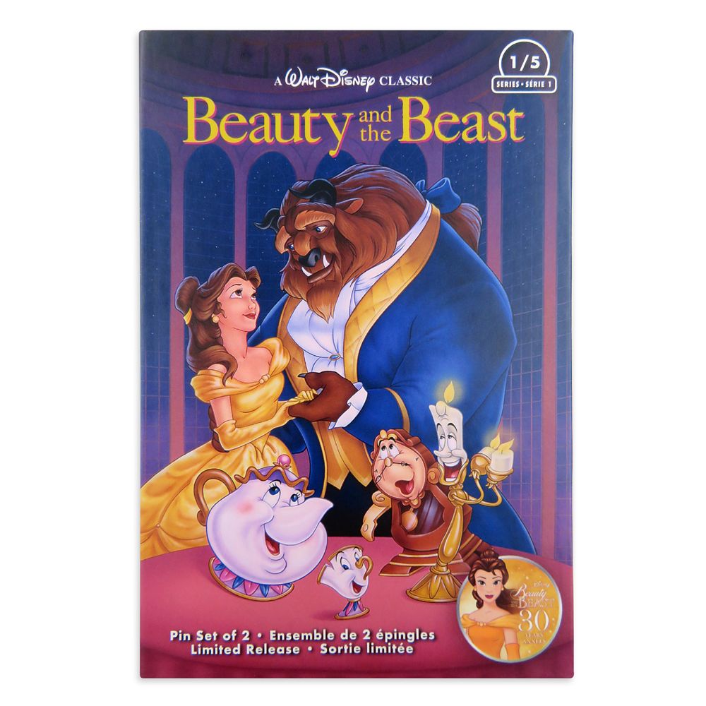 Beauty and the Beast VHS Pin Set – Limited Release