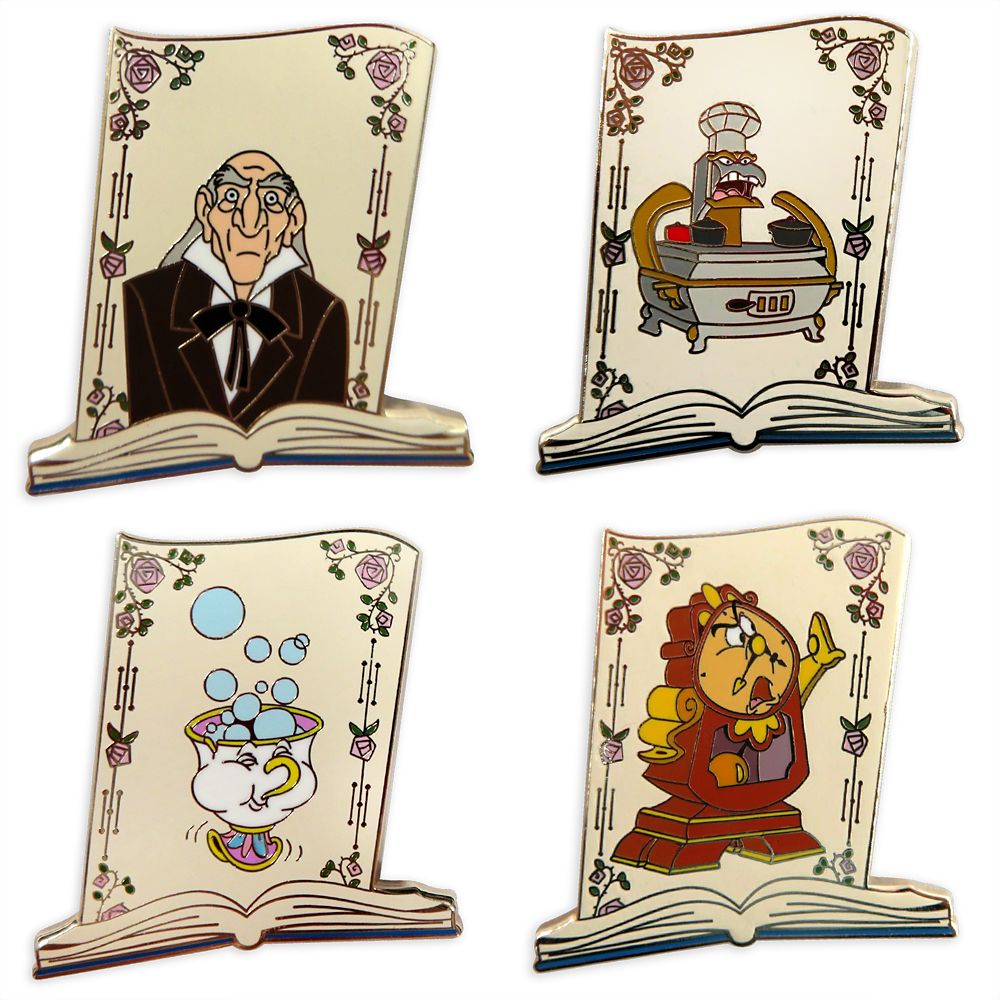Beauty and the Beast 30th Anniversary Mystery Pin Set Blind Pack – Limited Release