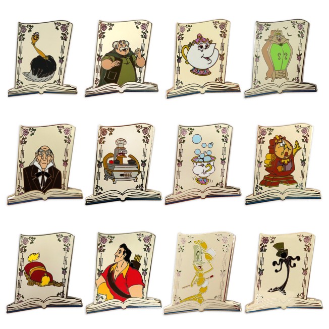Beauty and the Beast 30th Anniversary Mystery Pin Set Blind Pack – Limited Release