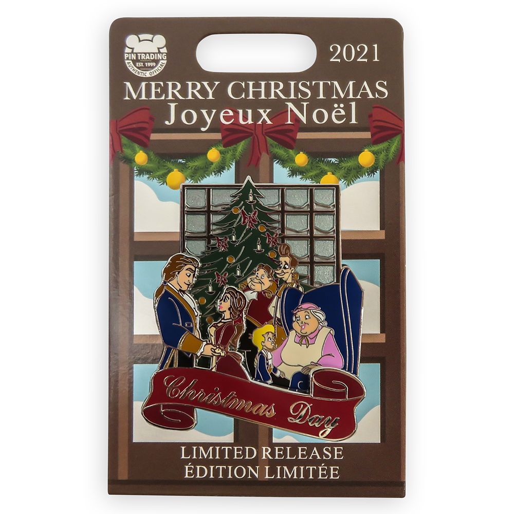 Beauty and the Beast Cast Pin – Christmas Day 2021 – Limited Release