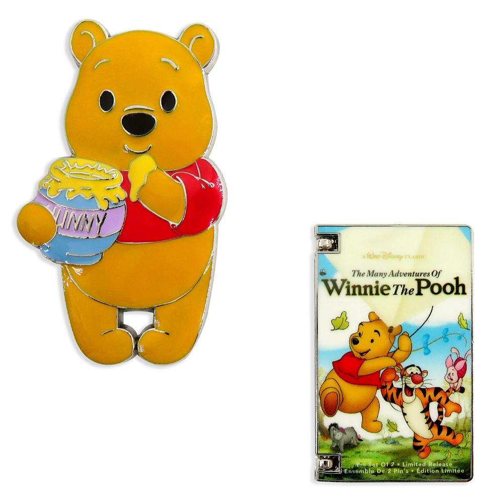 Winnie the Pooh VHS Pin Set – Limited Release