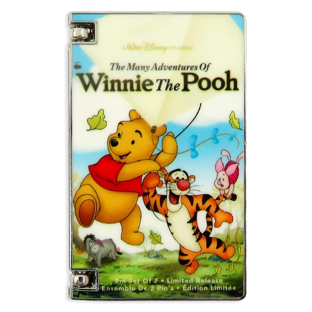 Winnie the Pooh VHS Pin Set &ndash; Limited Release