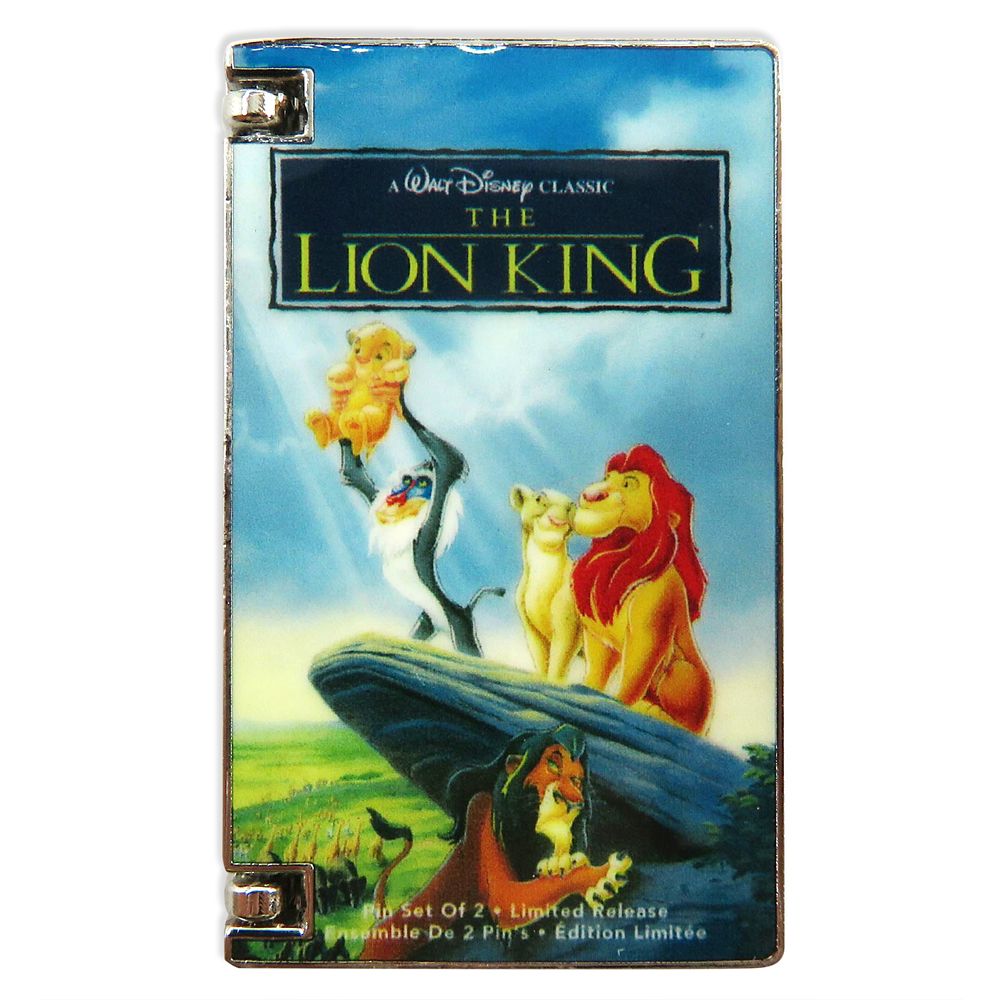 Timon and Pumbaa VHS Pin Set – The Lion King – Limited Release