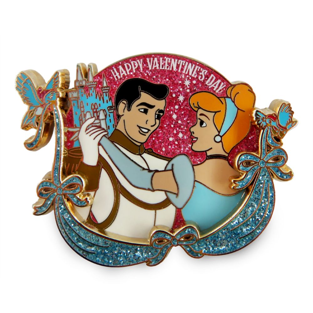 Cinderella and Prince Charming Pin  Valentine's Day 2022  Limited Release Official shopDisney