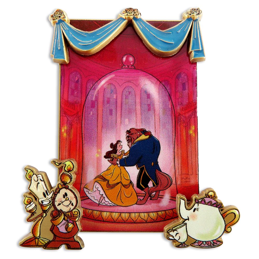 Beauty and the Beast 30th Anniversary Pin Set – Limited Edition