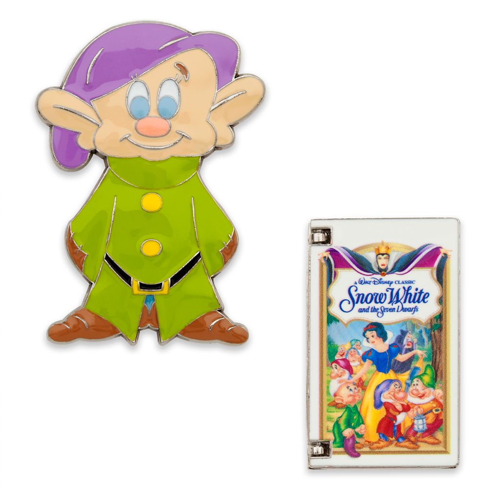 Dopey VHS Pin Set – Snow White and the Seven Dwarfs – Limited Release | shopDisney