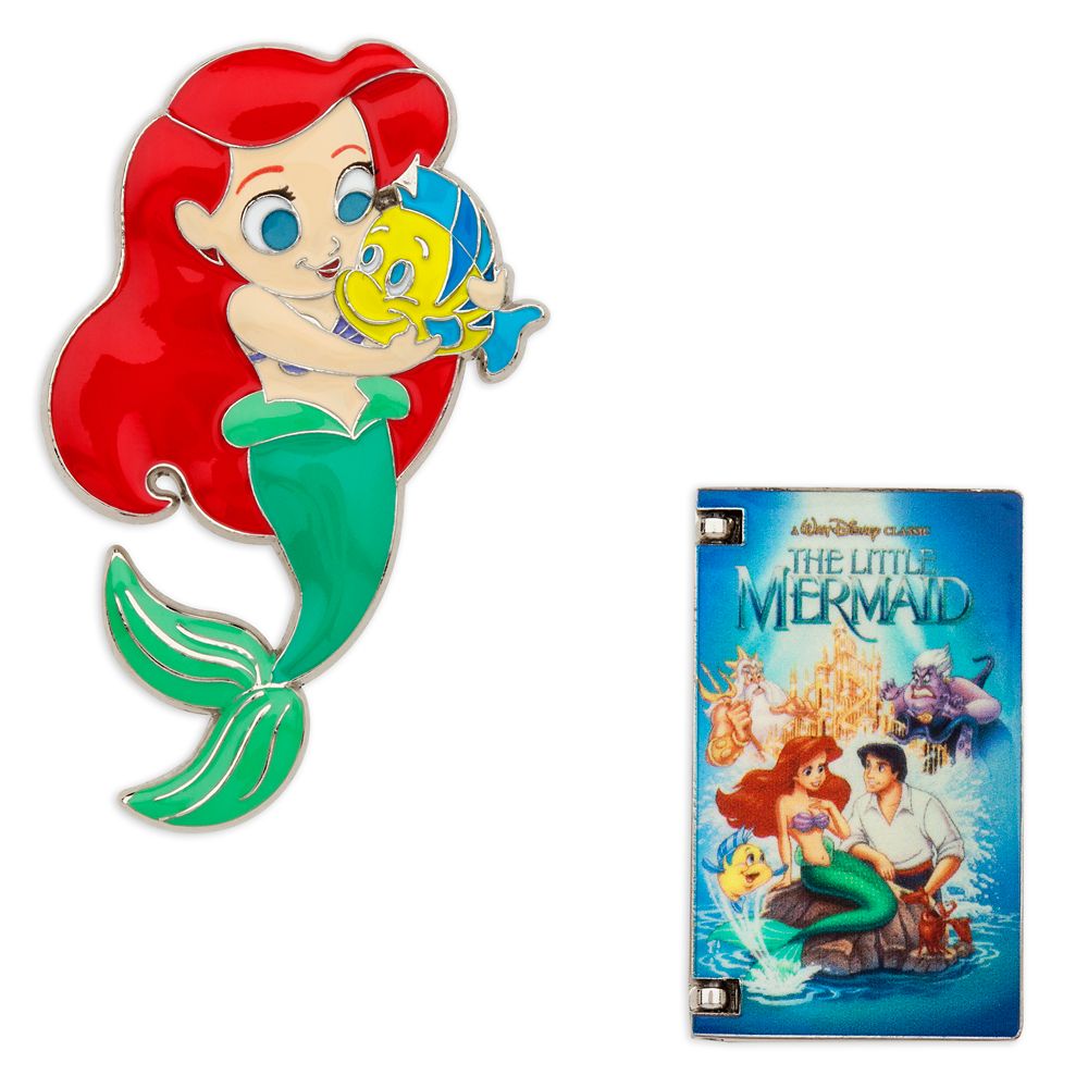 Ariel VHS Pin Set – The Little Mermaid – Limited Release