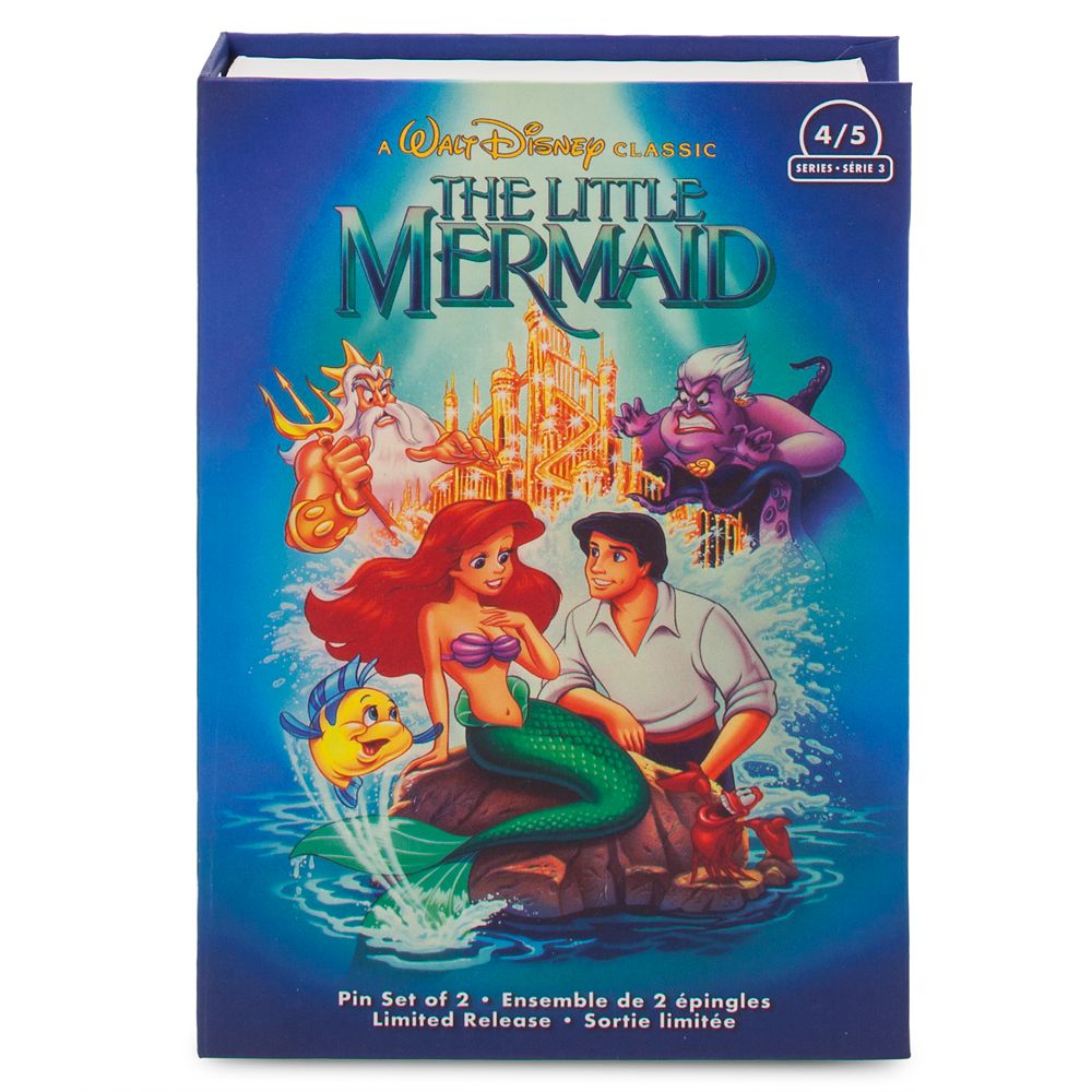 Ariel VHS Pin Set – The Little Mermaid – Limited Release