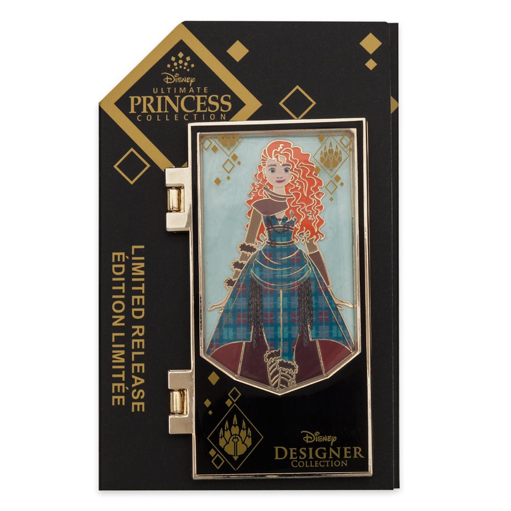 Disney Designer Collection Merida Hinged Pin – Brave – Disney Ultimate Princess Celebration – Limited Release
