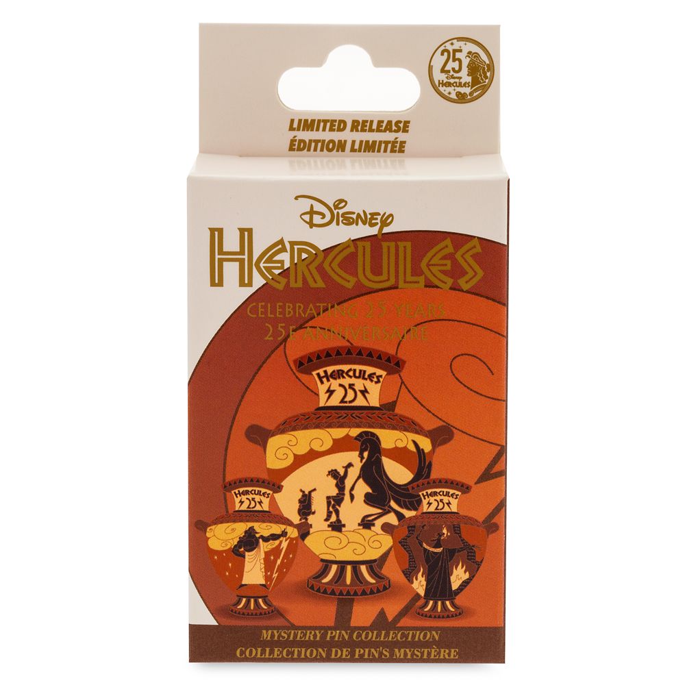 Hercules 25th Anniversary Mystery Pin Blind Pack – 2-Pc. – Limited Release