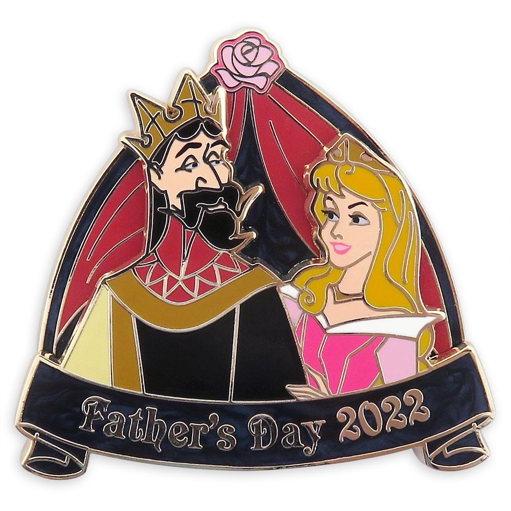 King Stefan and Princess Aurora Father's Day Pin 2022 – Sleeping Beauty – Limited Release