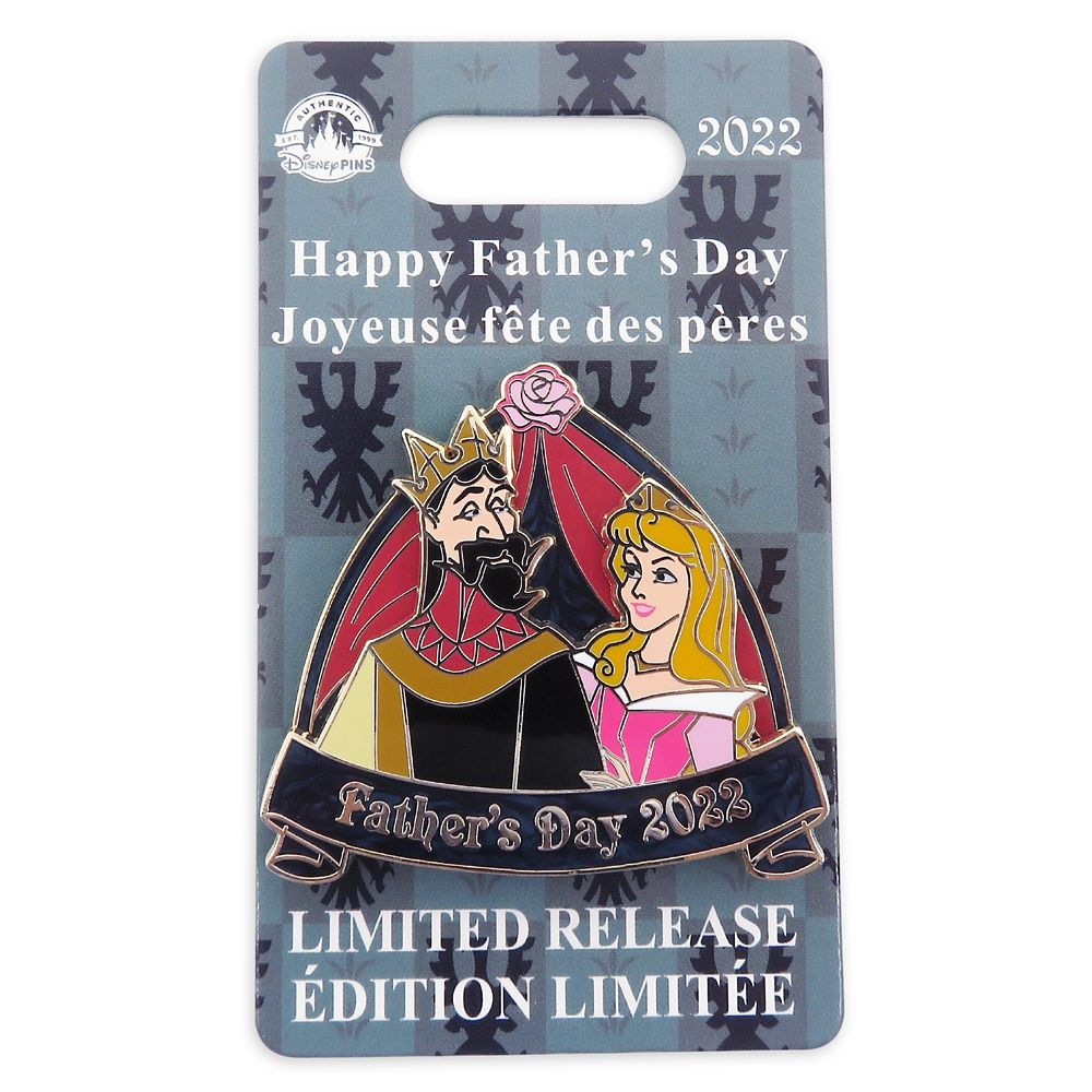 King Stefan and Princess Aurora Father's Day Pin 2022 – Sleeping Beauty – Limited Release