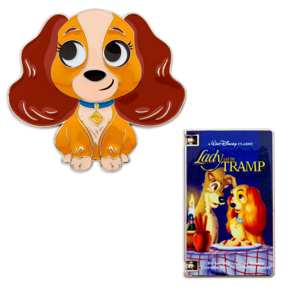 Lady VHS Pin Set – Lady and the Tramp – Limited Release