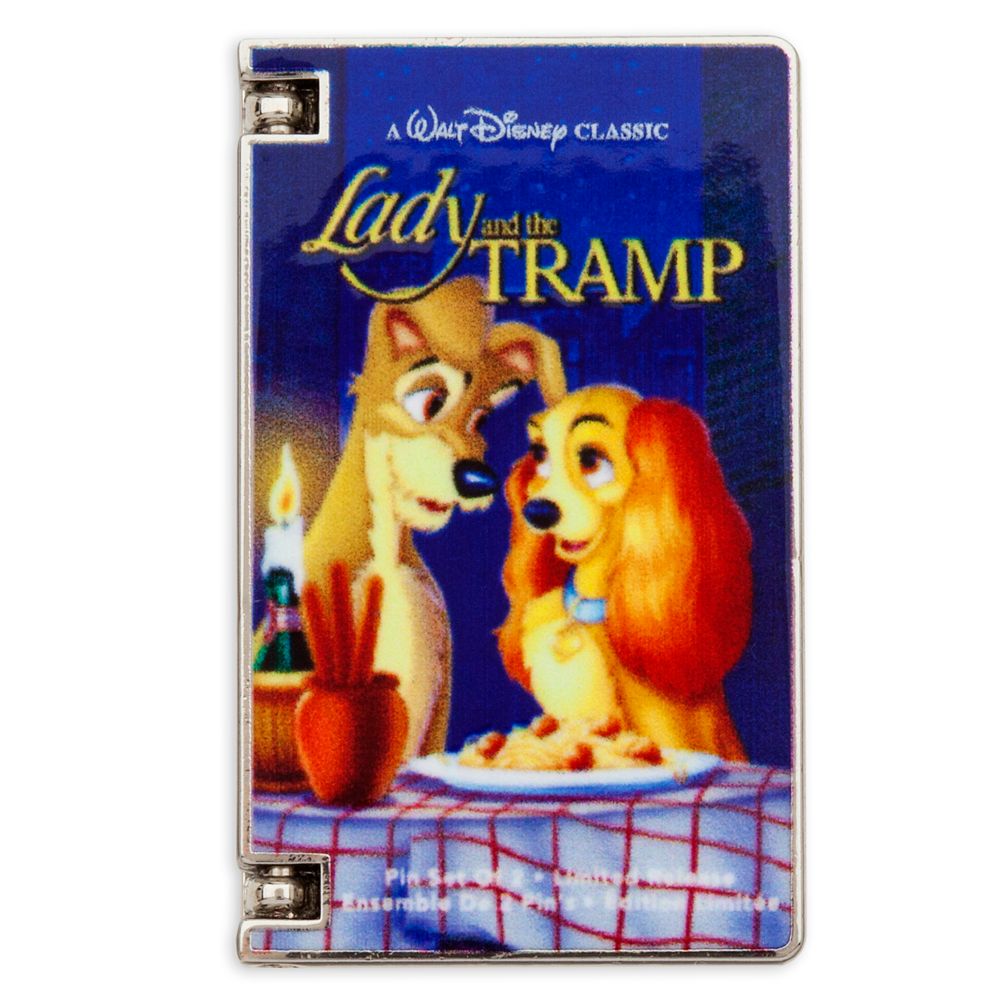 Lady VHS Pin Set – Lady and the Tramp – Limited Release