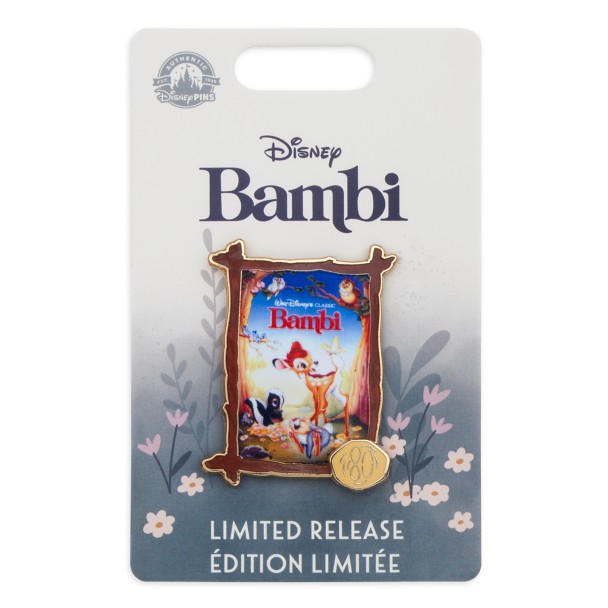 Bambi 80th Anniversary Movie Poster Pin – Limited Release