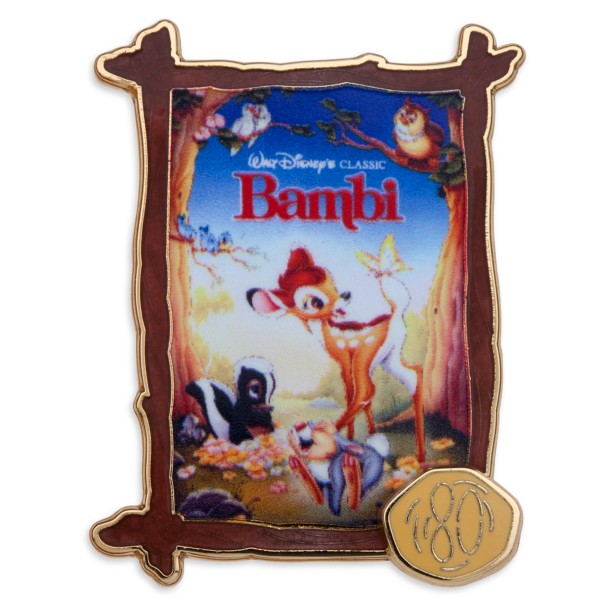 Bambi 80th Anniversary Movie Poster Pin – Limited Release